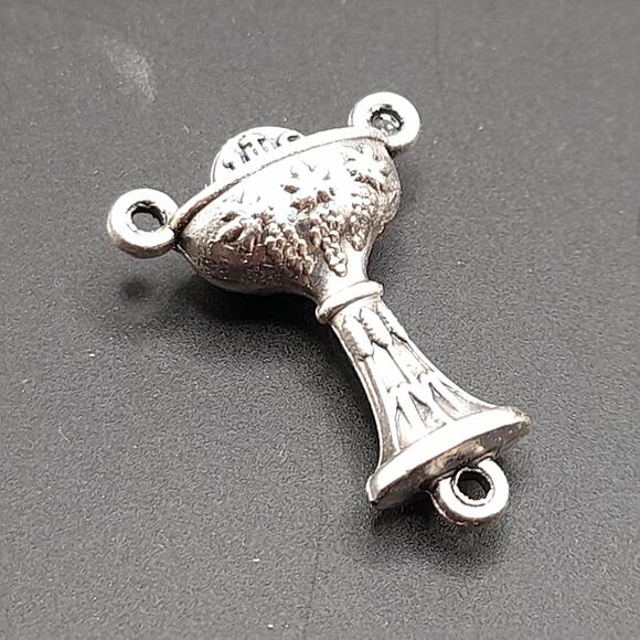 Communion Chalice Rosary Center Pieces, Set of 2, Holy Communion Chalice - Picture 2 of 6